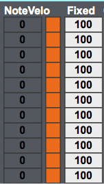 set volume through playing or fixed velocity