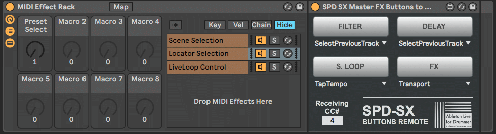Group Max for Live devices in Ableton Live.