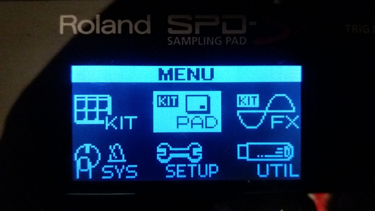 Change SPD-SX MIDI CHANNEL and pitch of pad