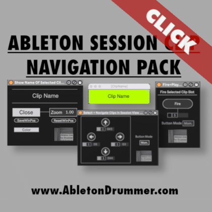 Select And Play Clips Via Midi Controller In Ableton Live Ableton Drummer