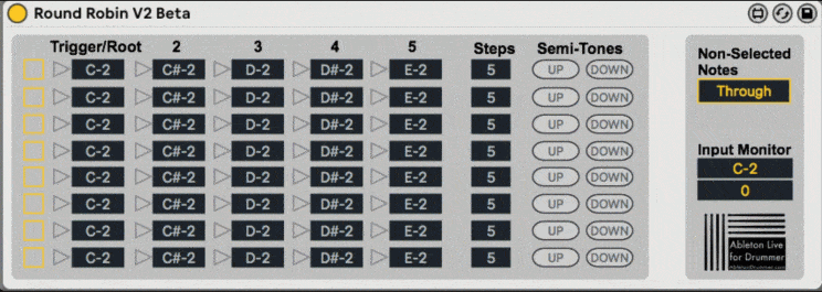 create round robin in Ableton Live