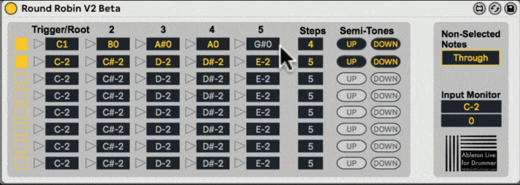 create round robin in Ableton Live