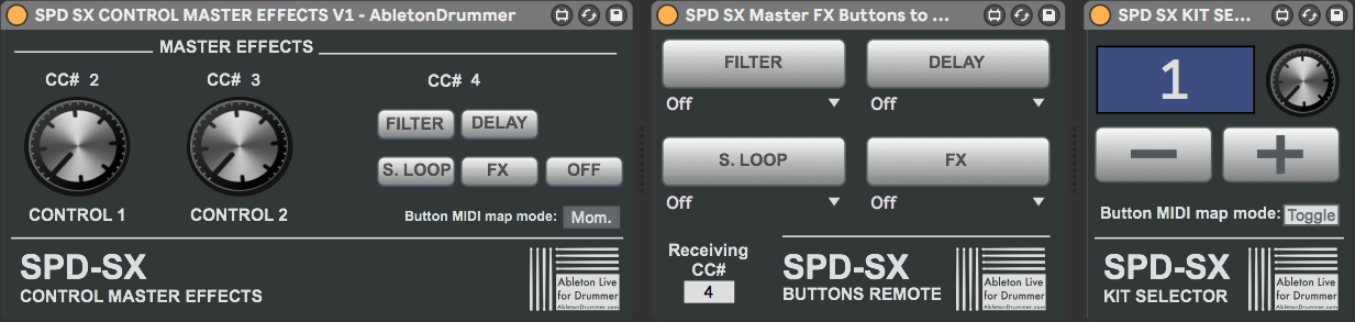 SPD with Ableton Live for deeper control.