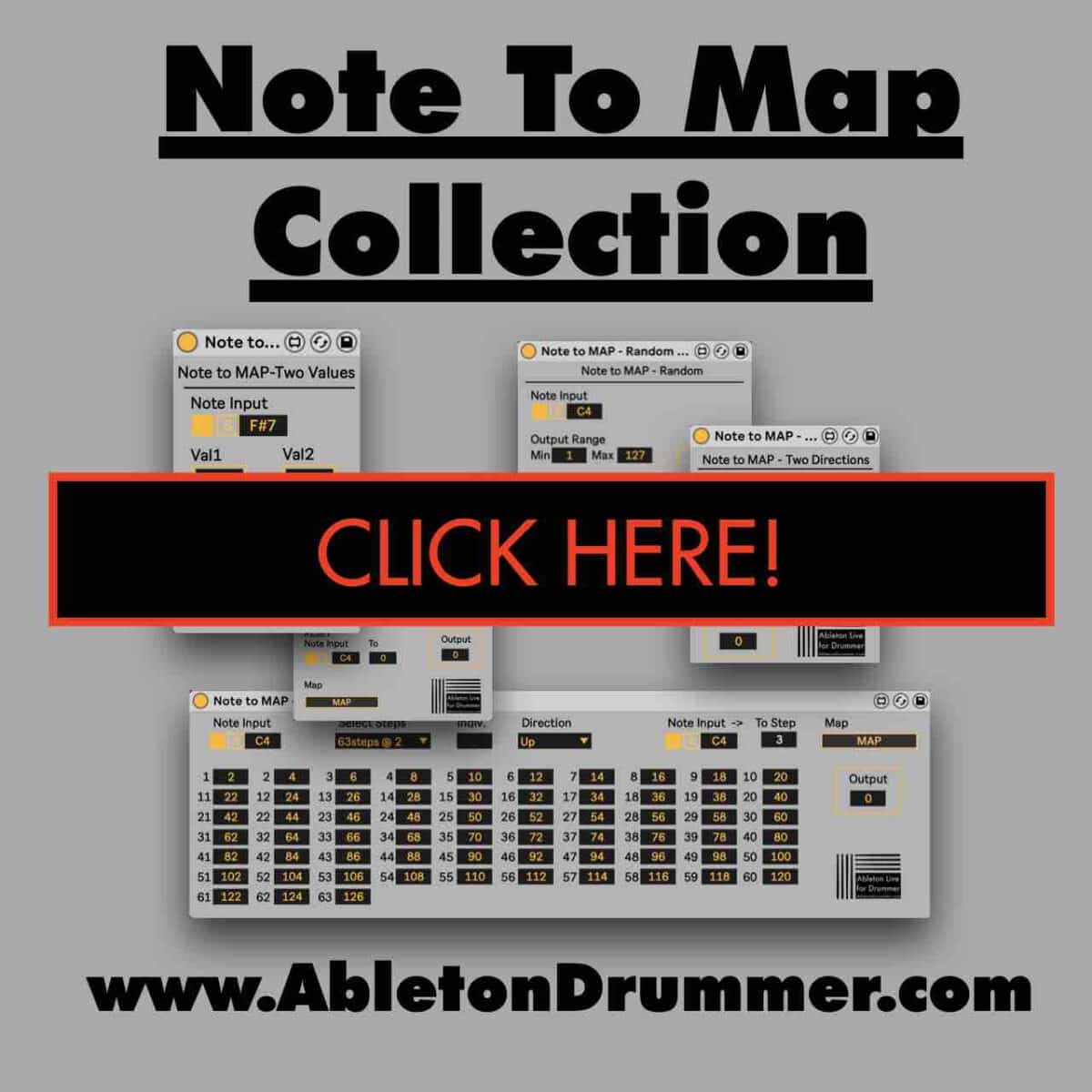 Change parameters in Ableton Live via MIDI note