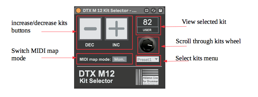 Change Kits of your Yamaha DTX Multi Pad 12