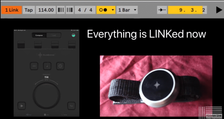 Link Soundbrenner Pulse with Ableton Live