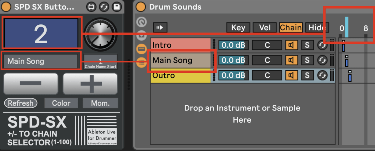 Roland SPD with Ableton Live