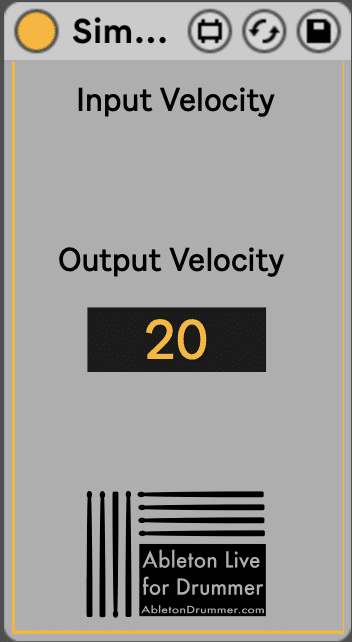 Set a fixed velocity in Ableton Live.