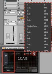 embodme move preset up and down