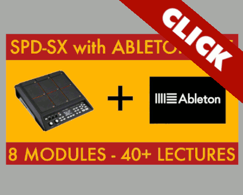 Roland SPD MIDI controller for Ableton Live online course