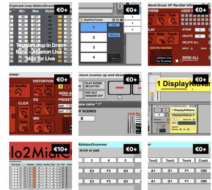 Ableton Live free presets for Max for Live
