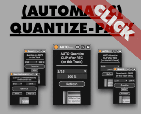 quantise audio and midi in Ableton Live Max for Live pack
