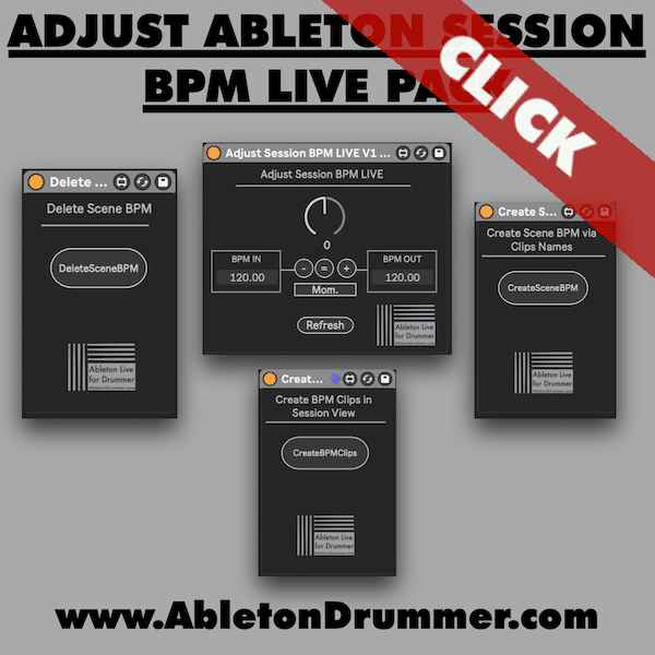 Change tempo for full Ableton Set