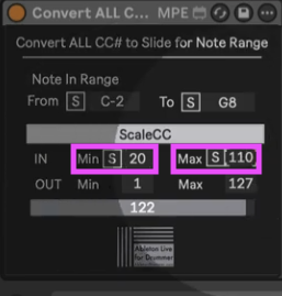 Advanced drumbeam expression in Ableton