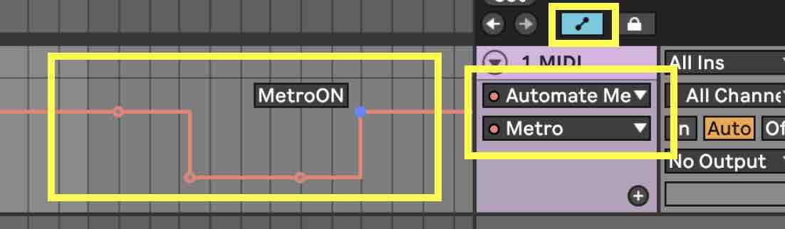 Switch click in Ableton automatically