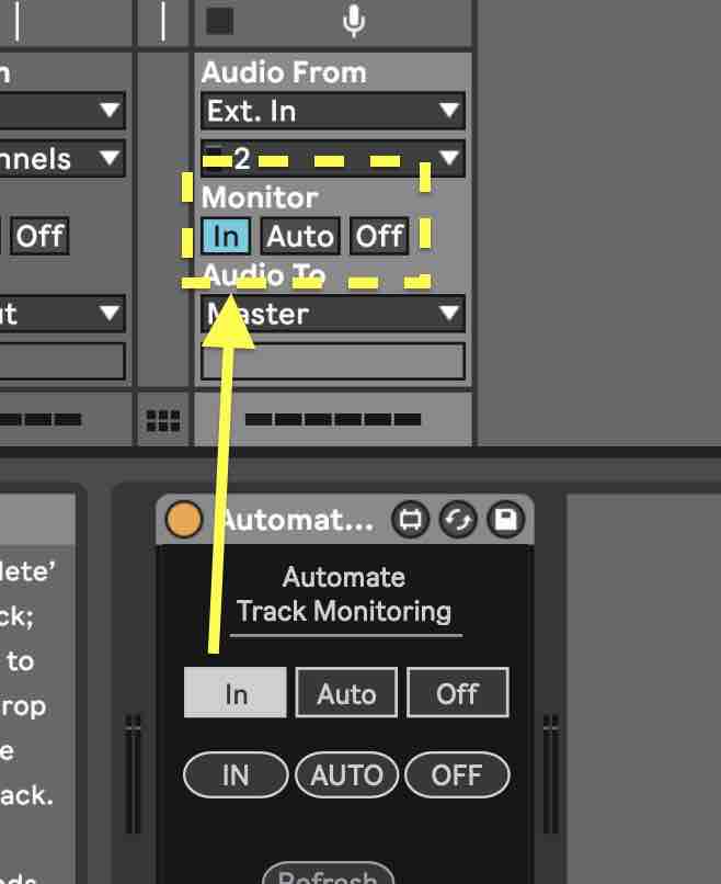 Control Track Automation in ableton Live