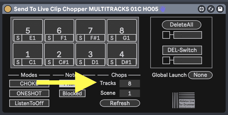 How to record and re-trigger live audio on multiple tracks in Ableton Live