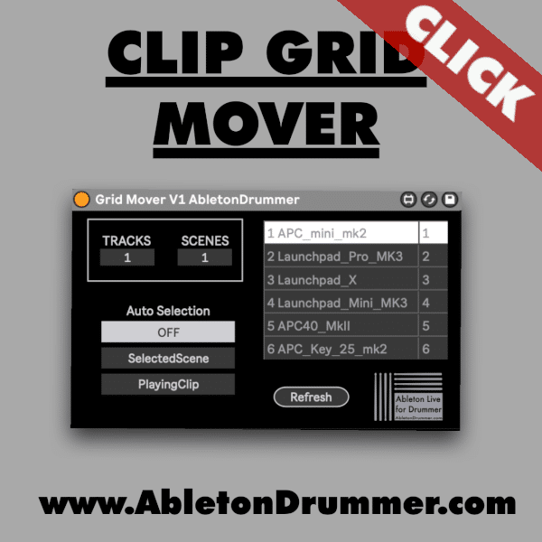 Clip Grid Mover for Akai APC Mini MK2