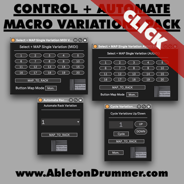 How to automate macro variations in Ableton Live