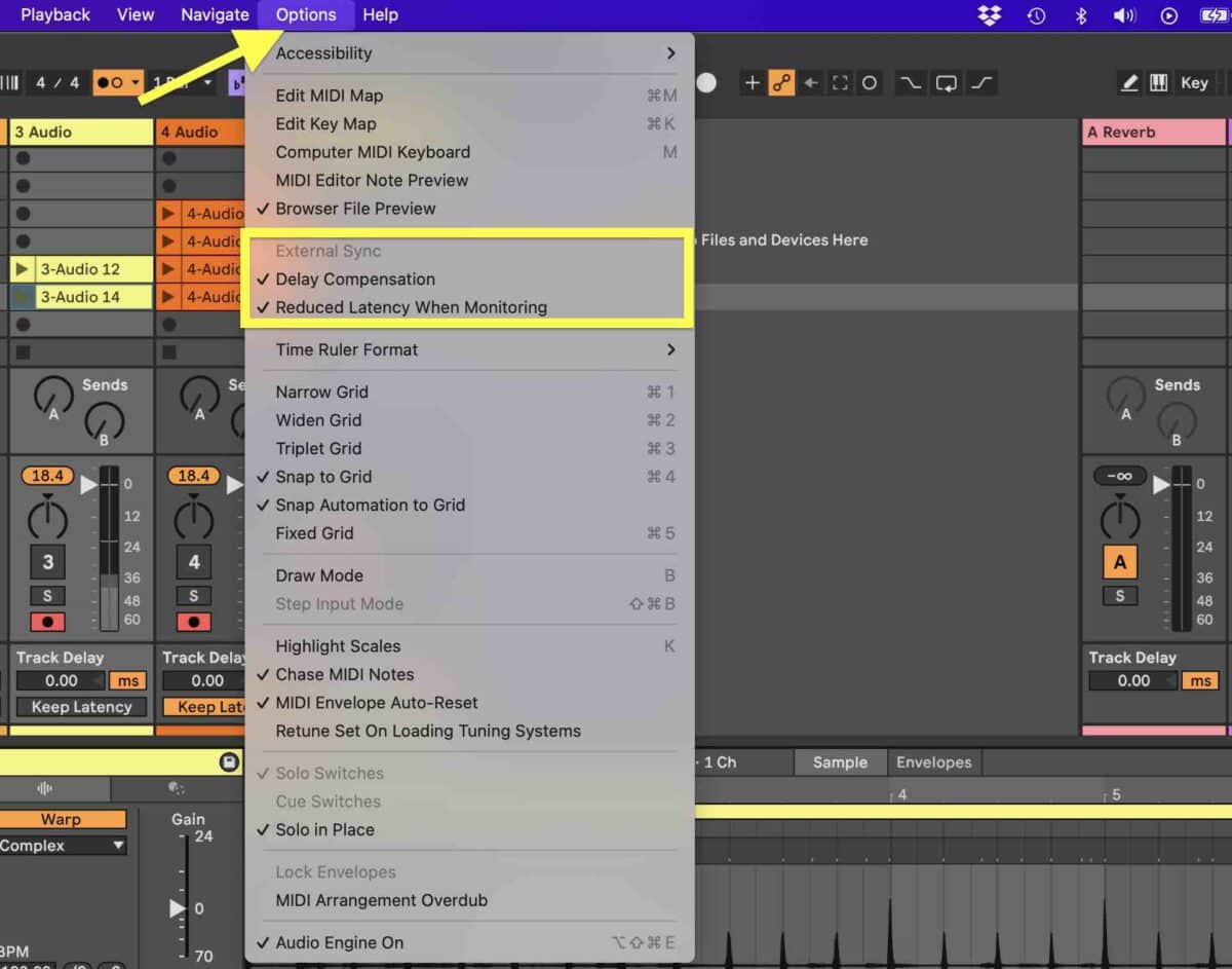 Ableton Latency in Ableton Live 12