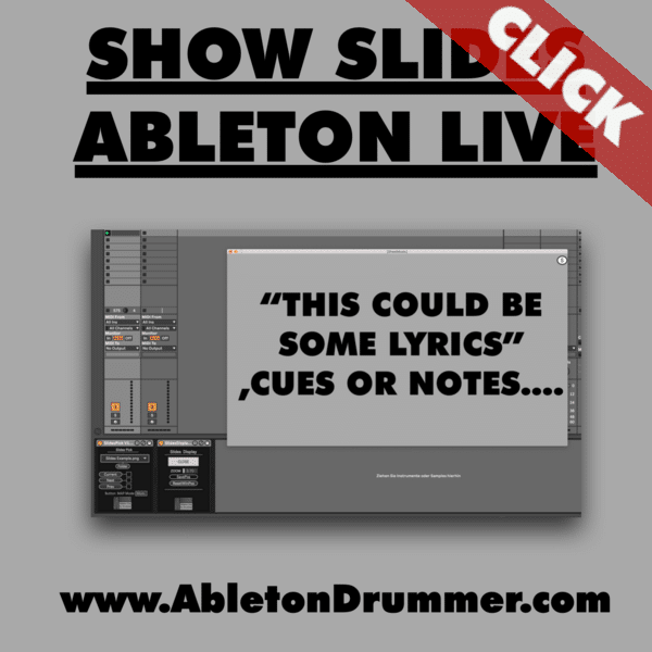 Lyrics with Ableton Live