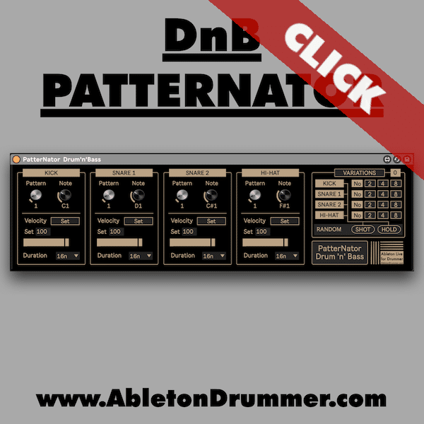 Create a DnB drum loop