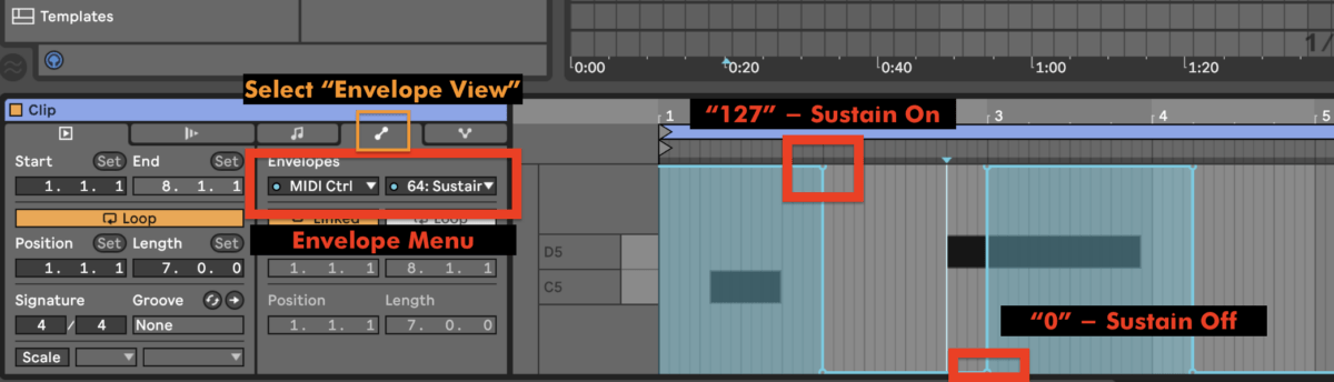 stop hanging notes and fix sustain in Ableton Live