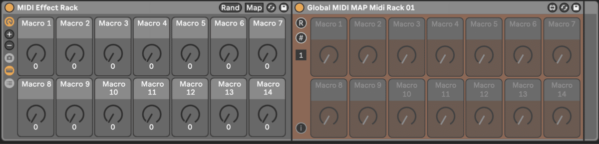 Control MIDI preset for Ableton Live