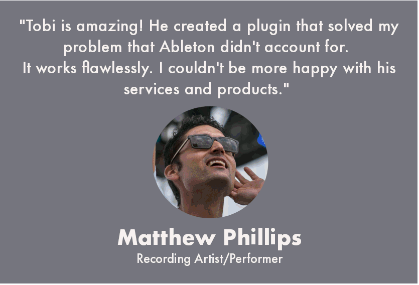 Matthew Phillips Review for Ableton Drummer