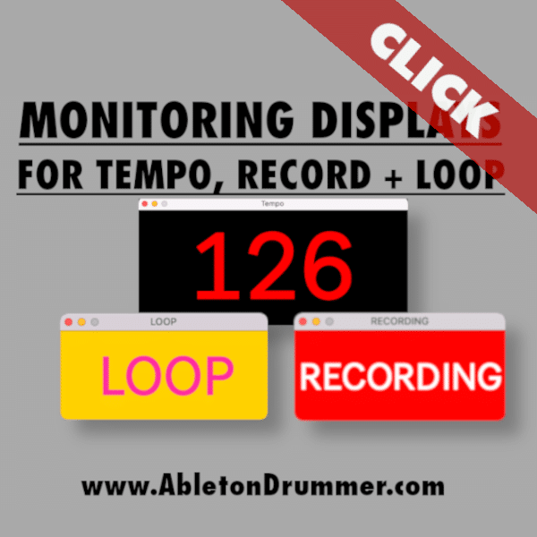 Large Tempo Display for Ableton