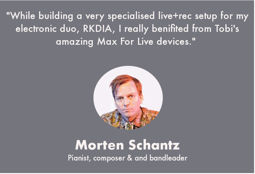 Morten Schantz review for Ableton Drummer