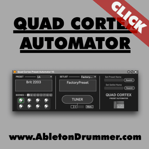 Automate Quad Cortex with Ableton