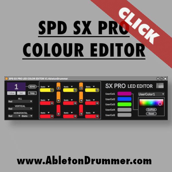 Change SPD SX PRO Colours