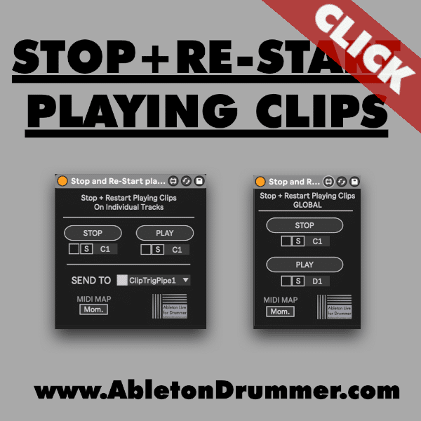 How to Stop and Restart Clips in Ableton Live