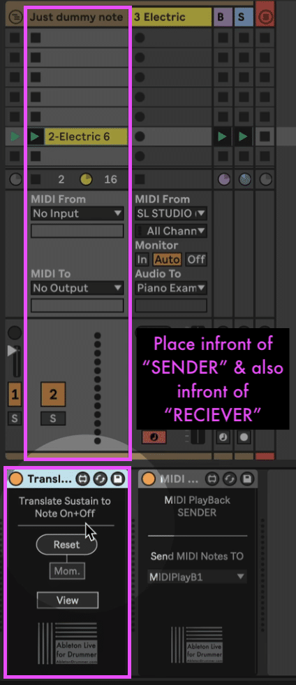 How to drop and resume a beat live in Ableton