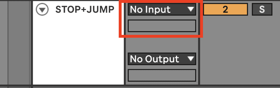 Set MIDI Input to only listen to MIDI notes from Clip in Ableton.