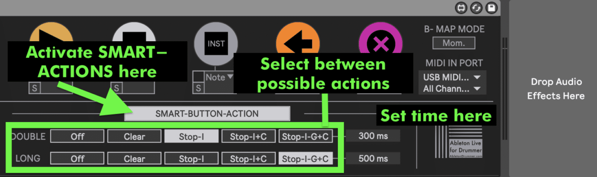 Ableton Looper Controller Smart Actions