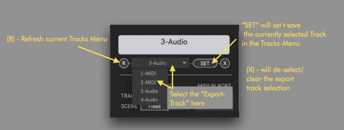 CSet Tracks for creating clips for Ableton Looper