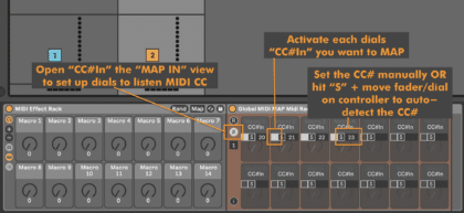 Global MIDI MAP presets for Ableton Live – ABLETON DRUMMER