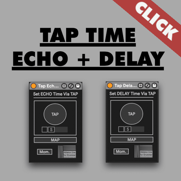 How to tap the Delay Time in Ableton Live