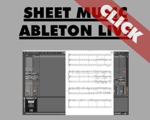 How to use music score in Ableton Live