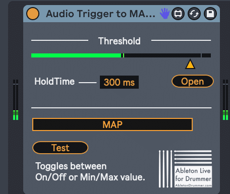 Toggle between min and max value in ableton
