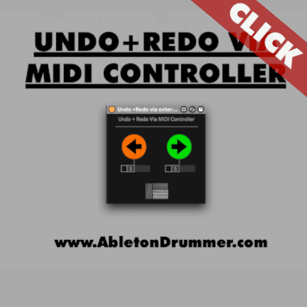 MIDI Controller to Undo in Ableton