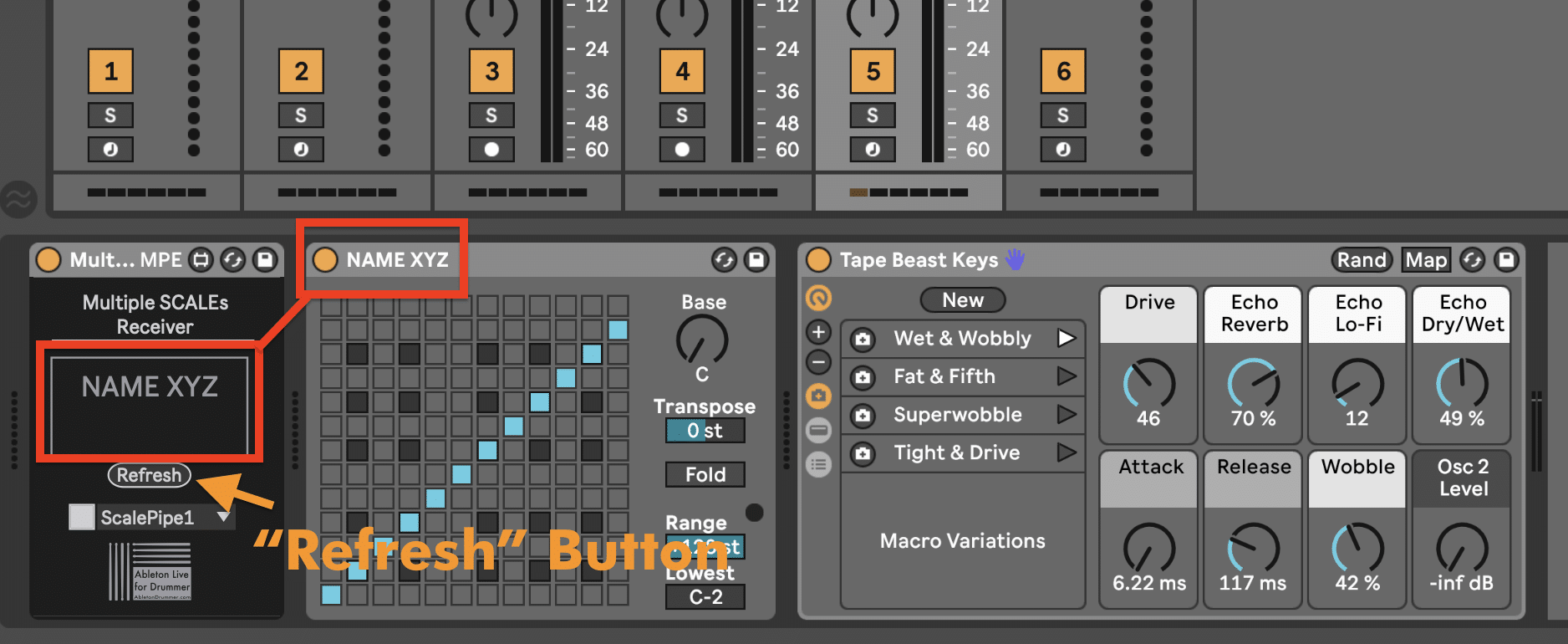 Global MIDI Scale for Ableton Live – ABLETON DRUMMER