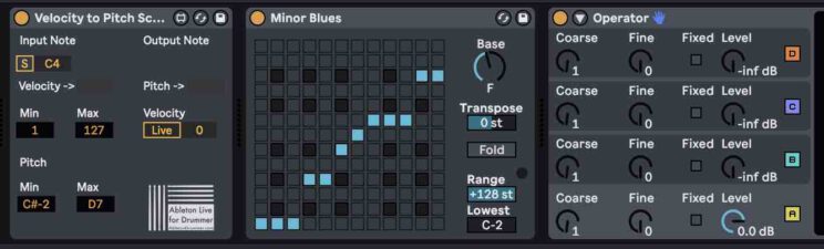MIDI Velocity Control in Ableton Live – ABLETON DRUMMER