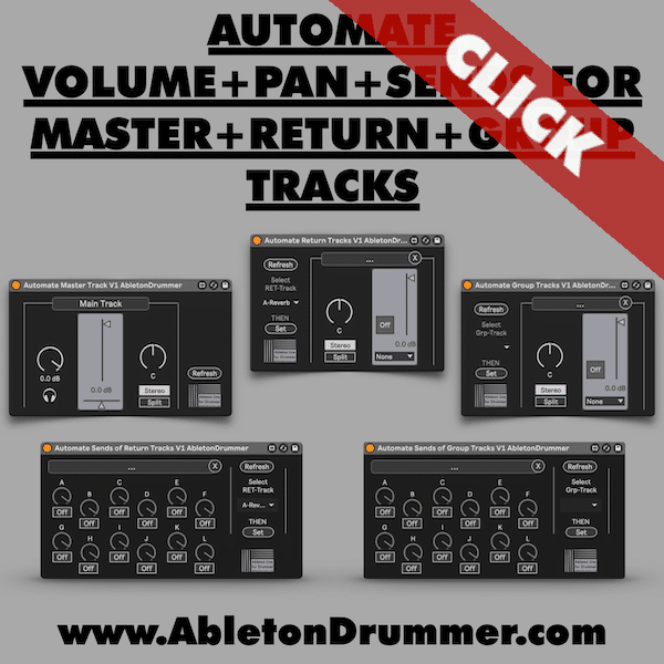 Automate Master Track in Ableton