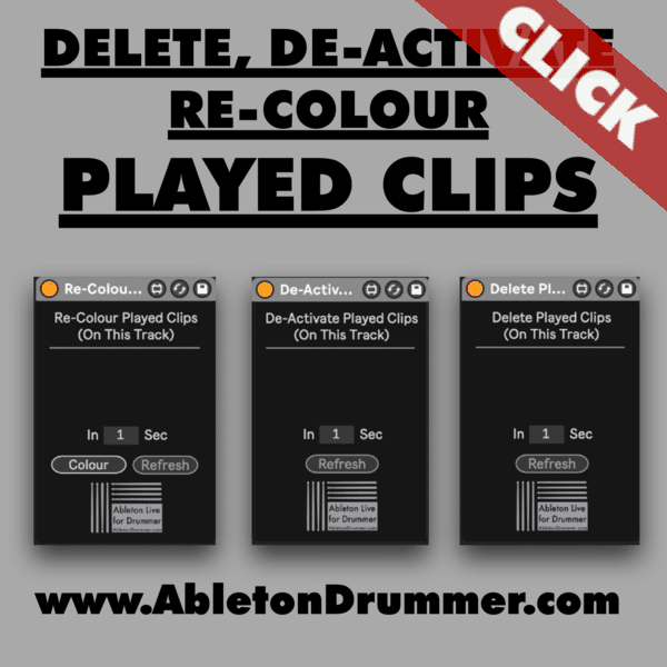 automatically de-activate played clips in ableton session view
