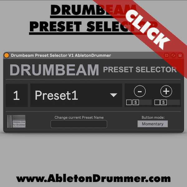 Control the Drumbeam with Ableton