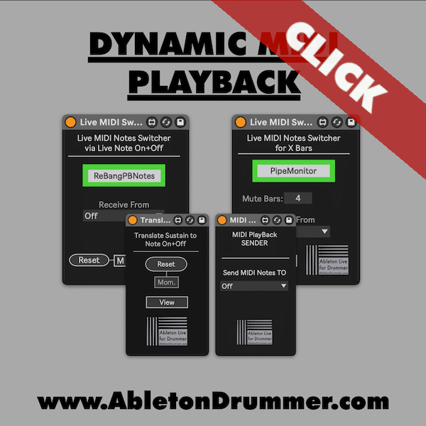 How to interrupt a beat for live playing in Ableton Live