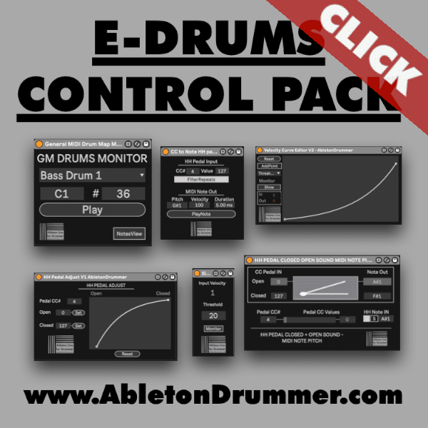 Hi-Hat Pedal in Ableton Drumrack